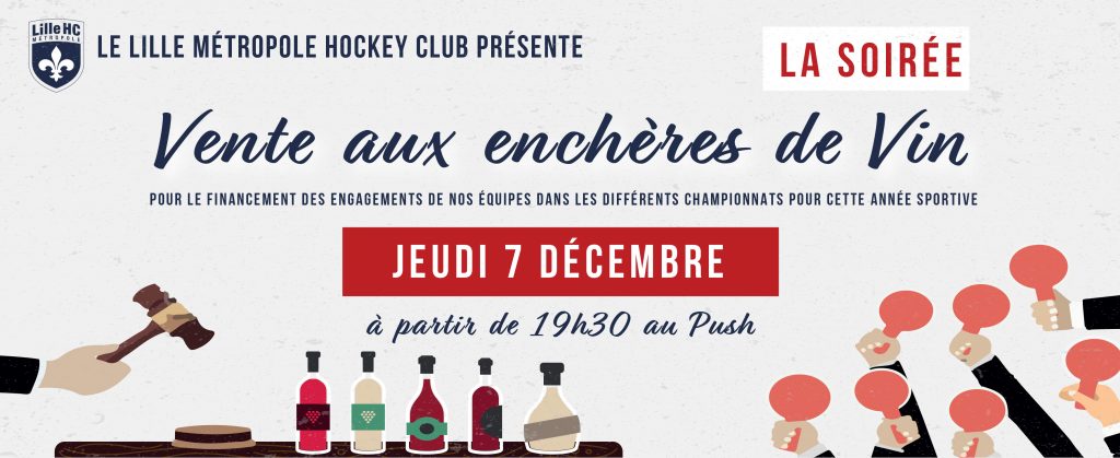 Soirée Mécénat Vente aux enchères de vin